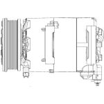 Kompressor, Klimaanlage ACP 1366 000P Kompressor, Klimaanlage ACP 1366 000P
