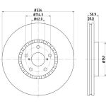 Bremsscheibe 8DD 355 129-841 Bremsscheibe 8DD 355 129-841