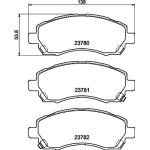 Bremsbelagsatz, Scheibenbremse 8DB 355 010-121 Bremsbelagsatz, Scheibenbremse 8DB 355 010-121