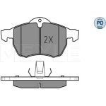 Meyle 025 230 5719/PD Bremsbelagsatz, Scheibenbremse MEYLE-PD: Advanced performance and design Meyle 025 230 5719/PD Bremsbelagsatz, Scheibenbremse MEYLE-PD: Advanced performance and design