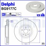 Bremsscheibe BG9177C Bremsscheibe BG9177C