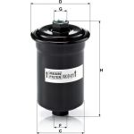 Mann-Filter WK 614/11 Kraftstofffilter Mann-Filter WK 614/11 Kraftstofffilter