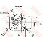 Radbremszylinder BWF168