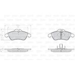 Valeo 872576 Bremsbelagsatz, Scheibenbremse OPTIPACK for LCV Valeo 872576 Bremsbelagsatz, Scheibenbremse OPTIPACK for LCV