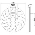 Bremsscheibe 8DD 355 128-791 Bremsscheibe 8DD 355 128-791