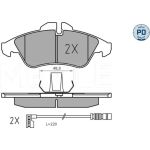 Bremsbelagsatz, Scheibenbremse 025 239 9020/PD