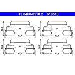 Zubehörsatz, Scheibenbremsbelag 13.0460-0510.2 Zubehörsatz, Scheibenbremsbelag 13.0460-0510.2