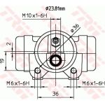 TRW BWK225 Radbremszylinder TRW BWK225 Radbremszylinder