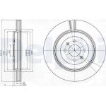 Delphi BG3854 Bremsscheibe