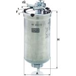 Mann-Filter WK 853/12 Kraftstofffilter Mann-Filter WK 853/12 Kraftstofffilter
