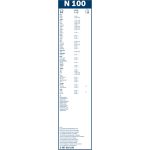 BOSCH N 100 Scheibenwischer Twin 3 397 018 199 BOSCH N 100 Scheibenwischer Twin 3 397 018 199