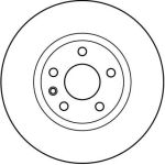 Bremsscheibe DF2645 Bremsscheibe DF2645
