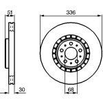 Bremsscheibe 0 986 479 202 Bremsscheibe 0 986 479 202