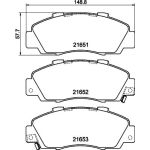 Bremsbelagsatz, Scheibenbremse 8DB 355 016-441 Bremsbelagsatz, Scheibenbremse 8DB 355 016-441