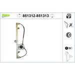 Valeo 851313 Fensterheber Valeo 851313 Fensterheber