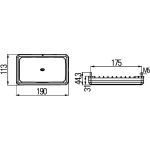 Arbeitsscheinwerfer 1GD 996 193-001 Arbeitsscheinwerfer 1GD 996 193-001