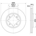 Bremsscheibe 8DD 355 104-971