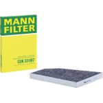 MANN-FILTER CUK 33 007 Innenraumfilter, Aktivkohlefilter MANN-FILTER CUK 33 007 Innenraumfilter, Aktivkohlefilter