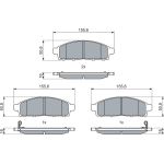 Bremsbelagsatz, Scheibenbremse 0 986 460 069 Bremsbelagsatz, Scheibenbremse 0 986 460 069