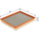 BOSCH F 026 400 013 Luftfilter BOSCH F 026 400 013 Luftfilter
