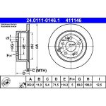 Bremsscheibe 24.0111-0146.1