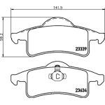 Bremsbelagsatz, Scheibenbremse 8DB 355 009-891 Bremsbelagsatz, Scheibenbremse 8DB 355 009-891