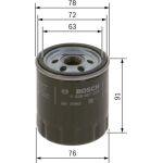 BOSCH F 026 407 233 Ölfilter BOSCH F 026 407 233 Ölfilter