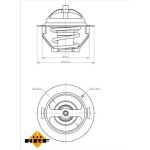 Thermostat, Kühlmittel 725181 Thermostat, Kühlmittel 725181