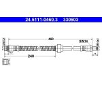 ATE 24.5111-0460.3 Bremsschlauch ATE 24.5111-0460.3 Bremsschlauch