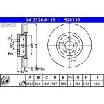 Bremsscheibe 24.0328-0136.1