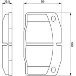BOSCH 0 986 465 141 Bremsbelagsatz, Scheibenbremse BOSCH 0 986 465 141 Bremsbelagsatz, Scheibenbremse