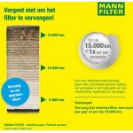 MANN-FILTER CUK 25 003 Innenraumfilter, Aktivkohlefilter