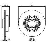 Bremsscheibe 0 986 479 388 Bremsscheibe 0 986 479 388