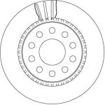 TRW DF4252 Bremsscheibe