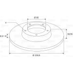 Valeo 186249 Bremsscheibe Valeo 186249 Bremsscheibe