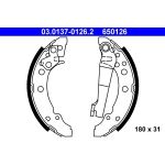 ATE 03.0137-0126.2 Bremsbackensatz ATE 03.0137-0126.2 Bremsbackensatz