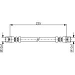 BOSCH 1 987 481 008 Bremsschlauch