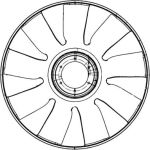 Mahle CFW 72 000P Lüfterrad, Motorkühlung BEHR Premium Line Mahle CFW 72 000P Lüfterrad, Motorkühlung BEHR Premium Line