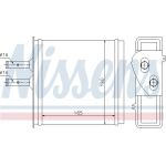 Wärmetauscher, Innenraumheizung 71442 Wärmetauscher, Innenraumheizung 71442