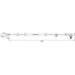 BOSCH 0 265 007 537 Sensor, Raddrehzahl BOSCH 0 265 007 537 Sensor, Raddrehzahl