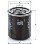 MANN-FILTER W 6025 Ölfilter M20x1.5, mit einem Rücklaufsperrventil, Anschraubfilter MANN-FILTER W 6025 Ölfilter M20x1.5, mit einem Rücklaufsperrventil, Anschraubfilter