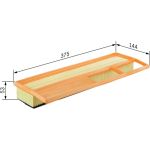 BOSCH F 026 400 002 Luftfilter