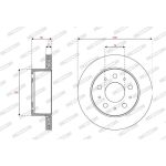 Ferodo DDF2850C-1 Bremsscheibe PREMIER Ferodo DDF2850C-1 Bremsscheibe PREMIER