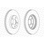 Bremsscheibe DDF842C