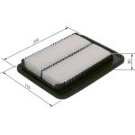 BOSCH F 026 400 127 Luftfilter