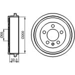 Bremstrommel 0 986 477 133 Bremstrommel 0 986 477 133