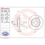 Brembo 08.4932.10 Bremsscheibe PRIME LINE Brembo 08.4932.10 Bremsscheibe PRIME LINE