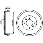 Bremstrommel 0 986 477 060 Bremstrommel 0 986 477 060
