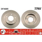 TRW DF4689 Bremsscheibe TRW DF4689 Bremsscheibe