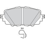 Valeo 302872 Bremsbelagsatz, Scheibenbremse ESSENTIAL Valeo 302872 Bremsbelagsatz, Scheibenbremse ESSENTIAL
